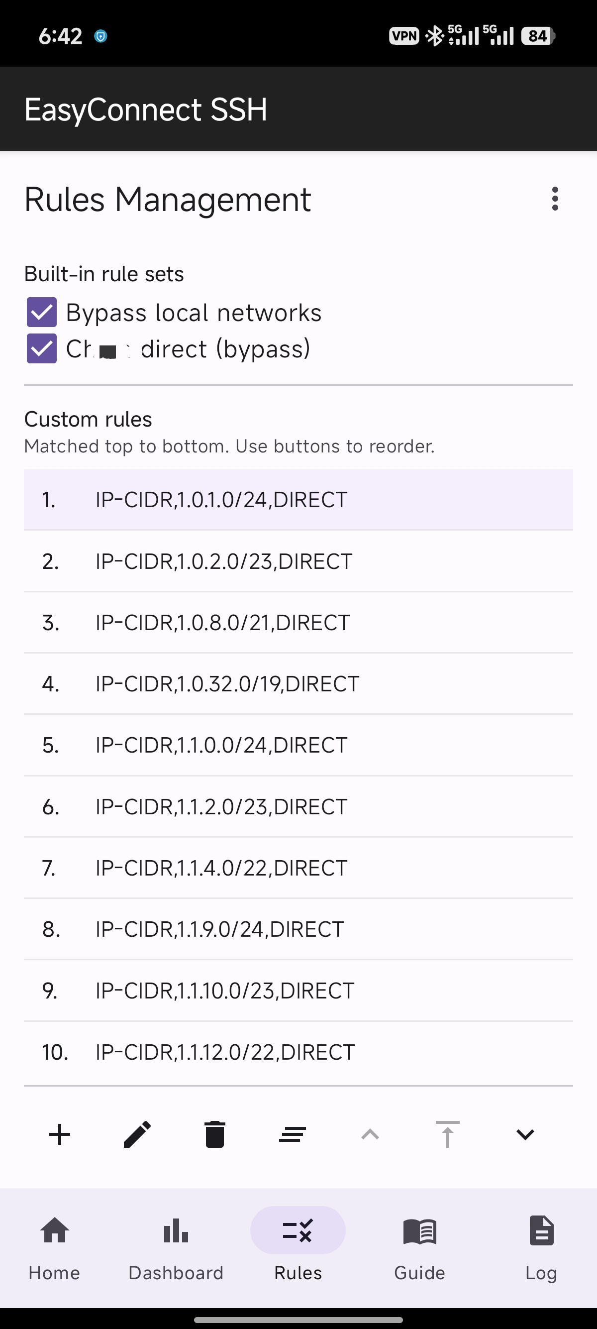 Mobile Rules Management